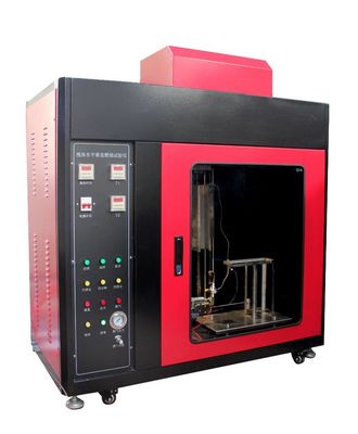 Pruebador de inflamabilidad horizontal y vertical de plásticos espumosos con control MCU