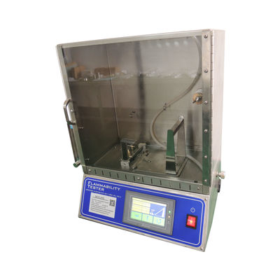 Teste de inflamabilidad de 45 grados con panel de observación de vidrio ASTM D1230