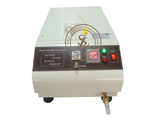Equipo de ensayo de laboratorio ISO 8124-1 13.8 kPa Probador de durabilidad accionado por boca con válvula de relevo