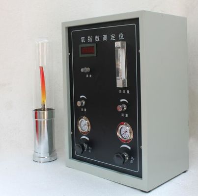 Equipo de ensayo de inflamabilidad ASTM D 2863 ISO 4589-2, comprobador digital del índice de oxígeno