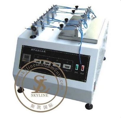Equipo de prueba de calzado Máquina de prueba de fricción digital de cordones de zapatos, SATRA PM154 Tester de resistencia a la fricción