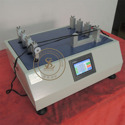 SATRA PM 154 Tester de resistencia al roce, 4 grupos de prueba Tester de resistencia a la abrasión del cordón de zapatos