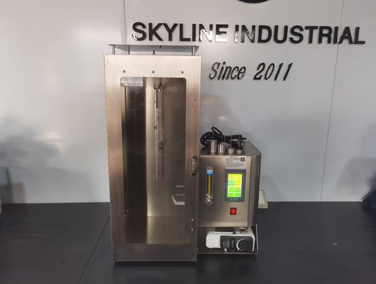 Boquilla de 11 mm SL-FL76 Probador de combustión vertical (16CFR1615/1616) para probar ROPA DE DORMIR PARA NIÑOS