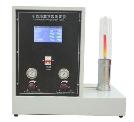 Tipo de pantalla táctil ASTM D 2863 Tester de índice de oxígeno de limitación automática para la máquina de prueba de quema de plástico de caucho