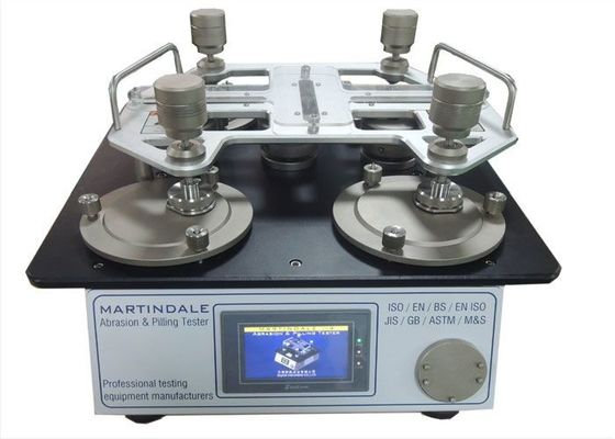 Equipo de ensayo de textiles de la norma ISO 12945-2 ASTM D4966 Martindale Tester de abrasión y empotramiento